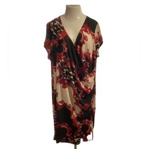 Avenue faux wrap dress 26/28